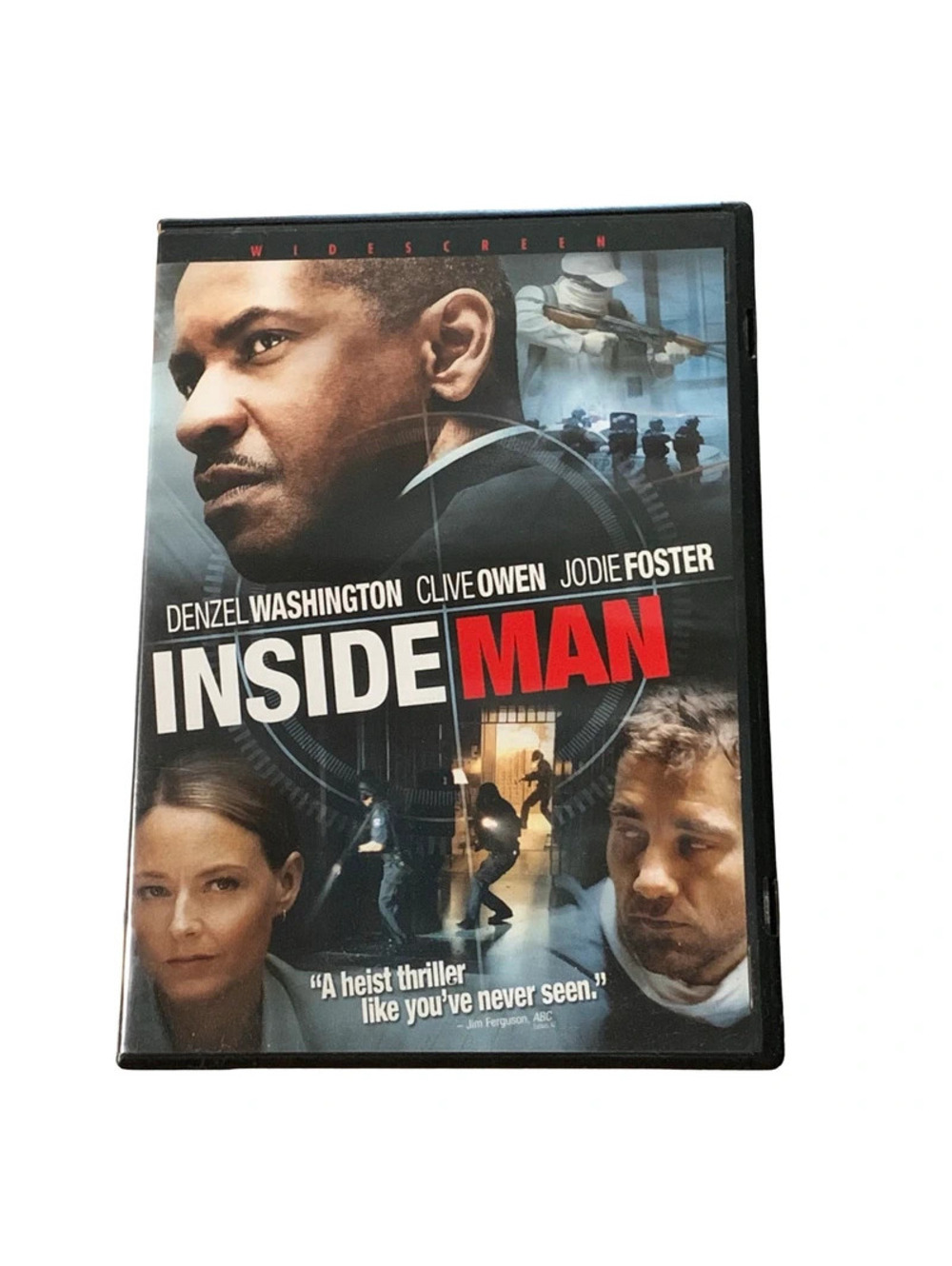 Inside Man DVD 2006 Widescreen Crime Thriller Spike Lee Denzel Washington